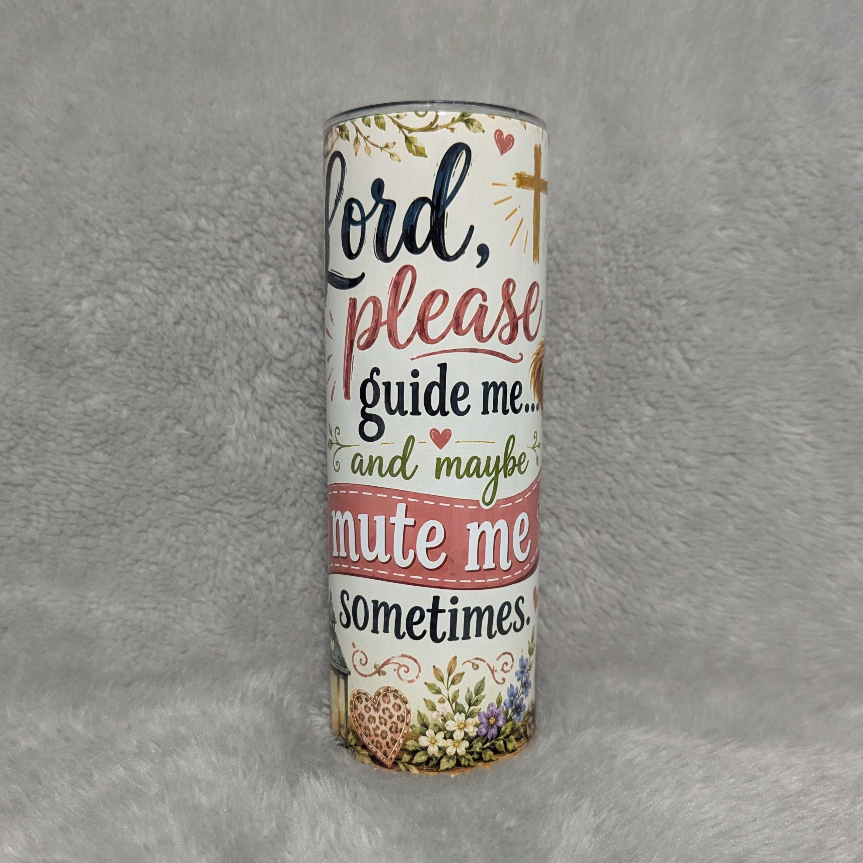 Faith-Inspired Highland Cow Tumbler 20oz With Reusable Straw