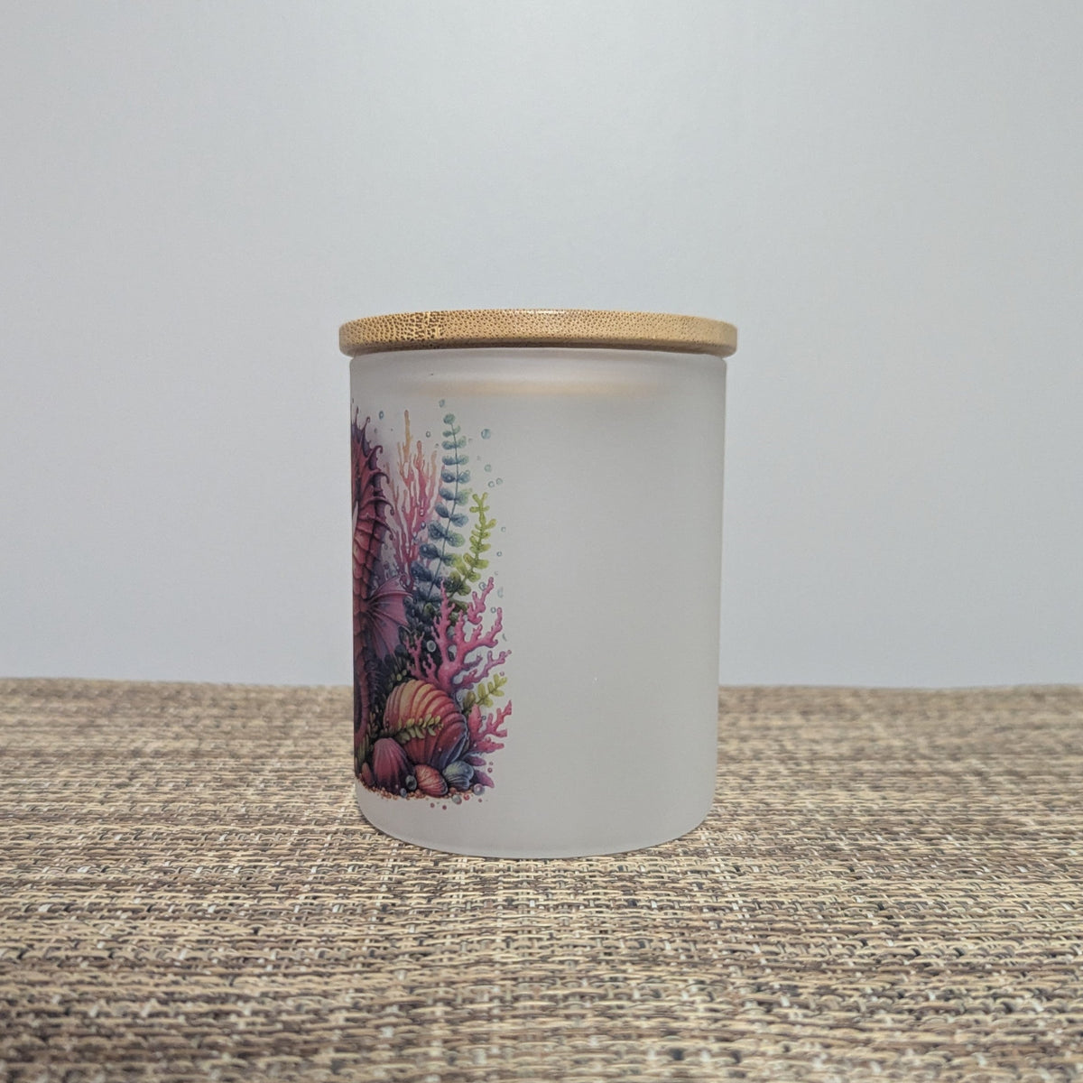 Pink Seahorse Candle Holder With A Battery Operated Flickering Tea Light