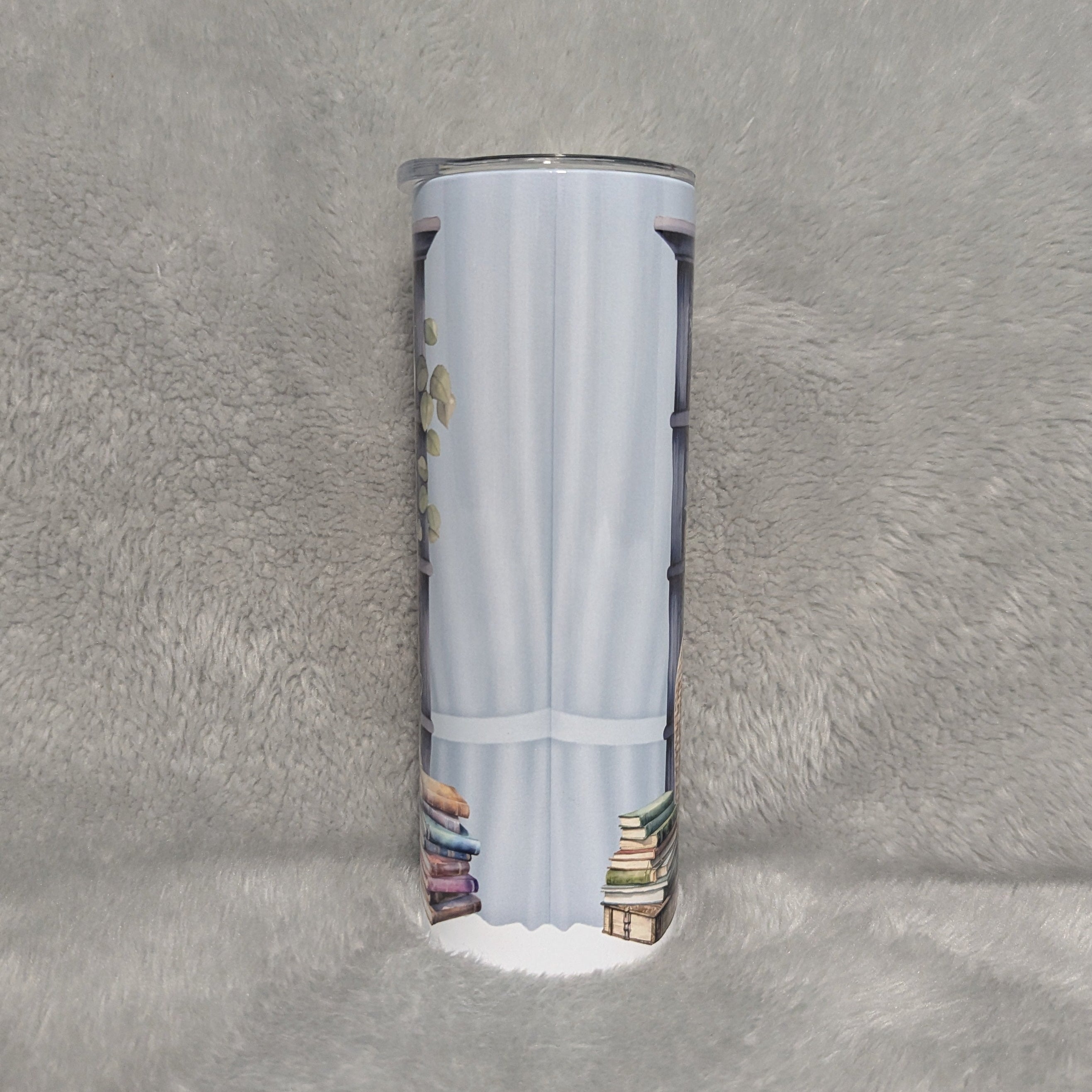 Reading Gnome Tumbler 20oz With Reusable Straw, Can Be Personalized