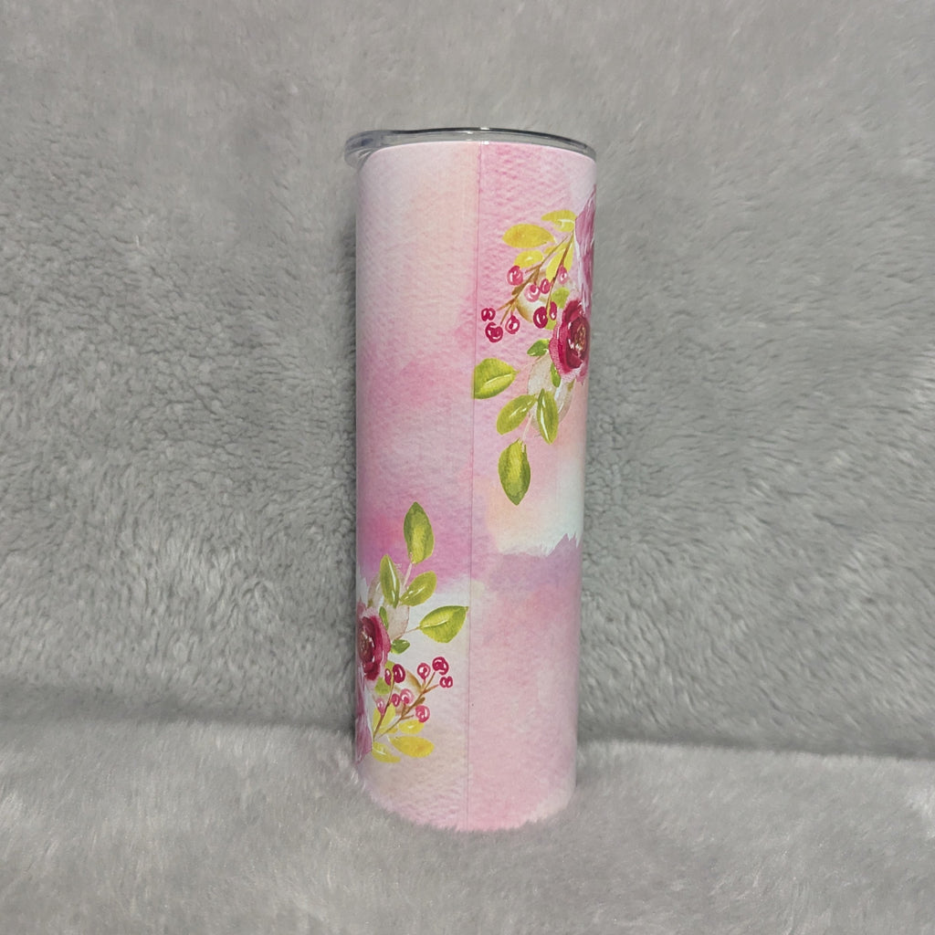 Bible Verse Proverbs 31:25 Tumbler 20oz With Reusable Straw