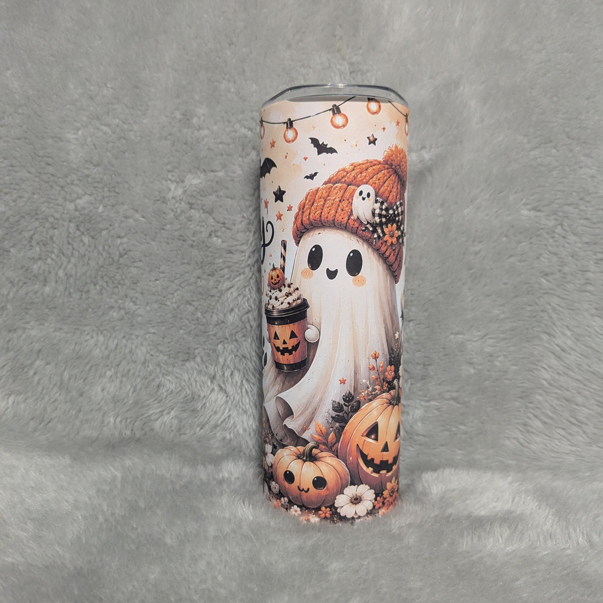 Spooky Season Halloween Tumbler 20oz, Includes A Reusable Straw