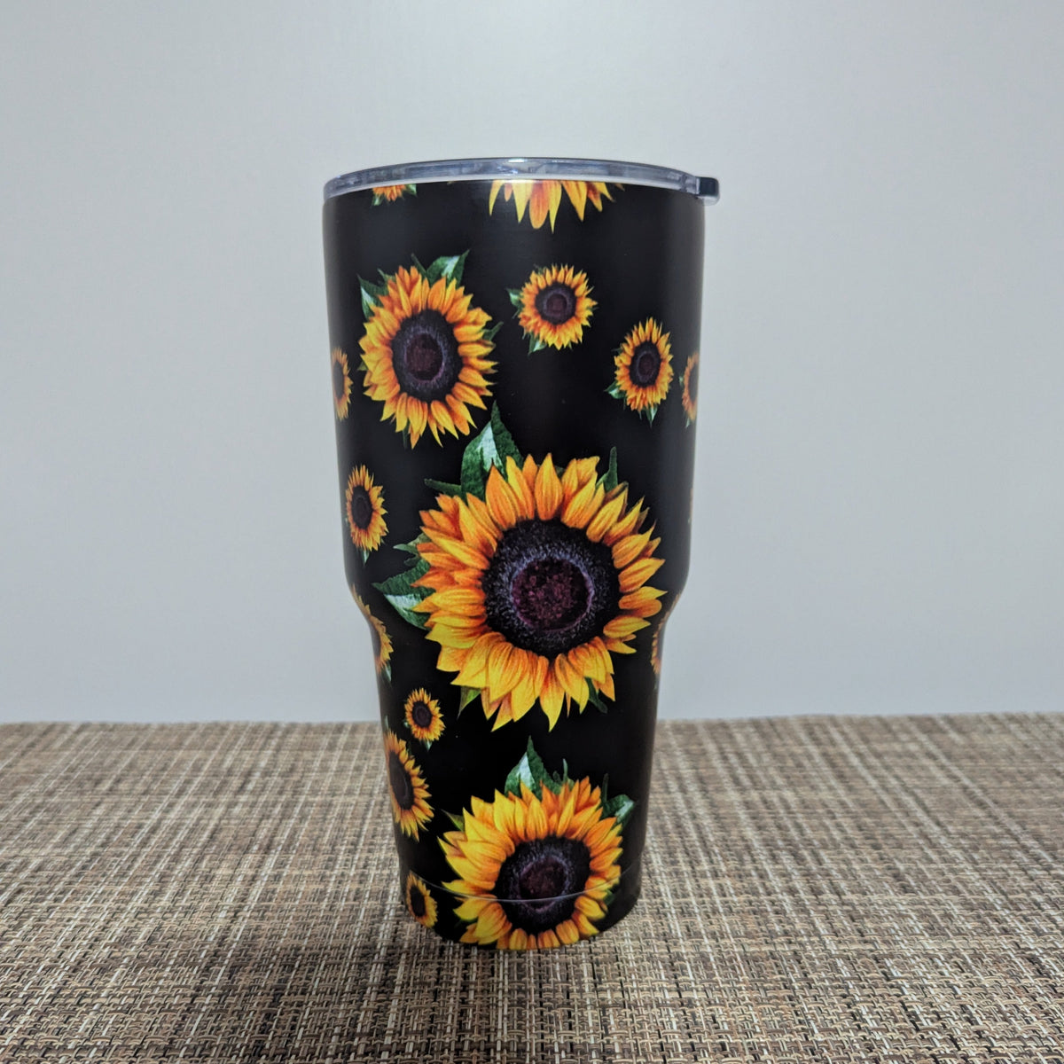30oz Sunflower Tumbler With Reusable Straw - Insulated Travel Mug