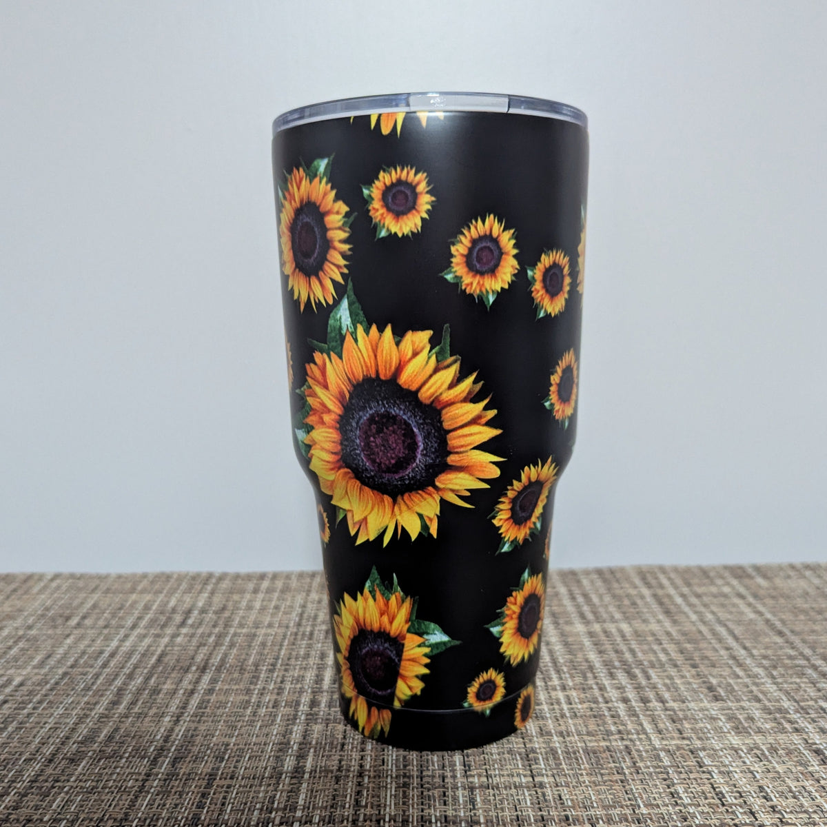 30oz Sunflower Tumbler With Reusable Straw - Insulated Travel Mug