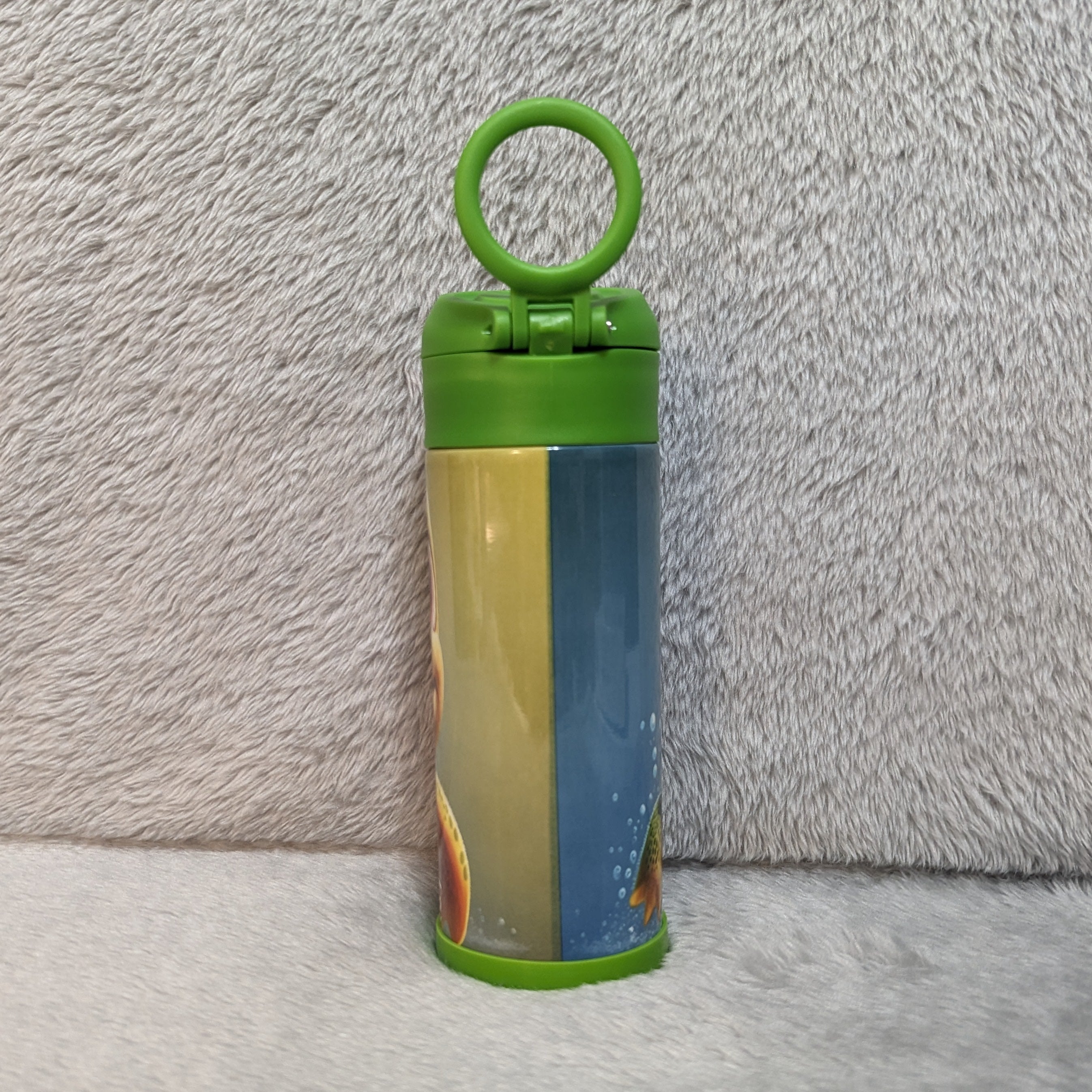 Kids Turtle Water Bottle 12oz With Reusable Straw Can Be Personalized