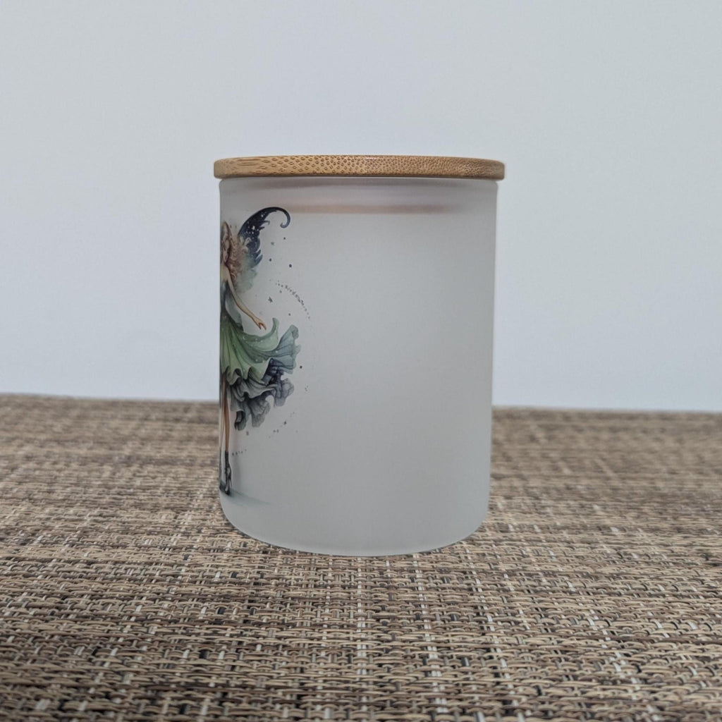 Pretty Fairy Candle Holder With A Battery Operated Flickering Tea Light