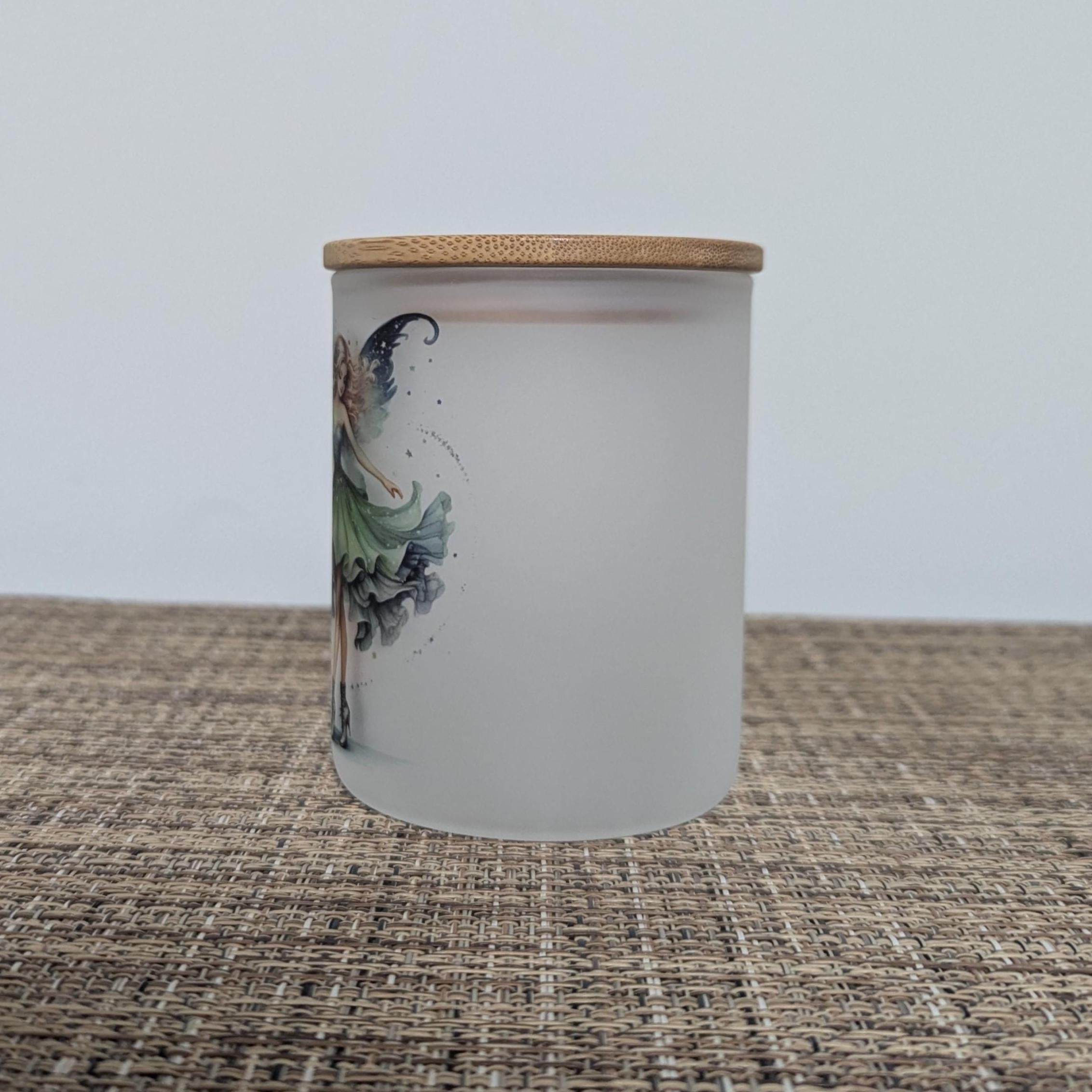 Pretty Fairy Candle Holder With A Battery Operated Flickering Tea Light