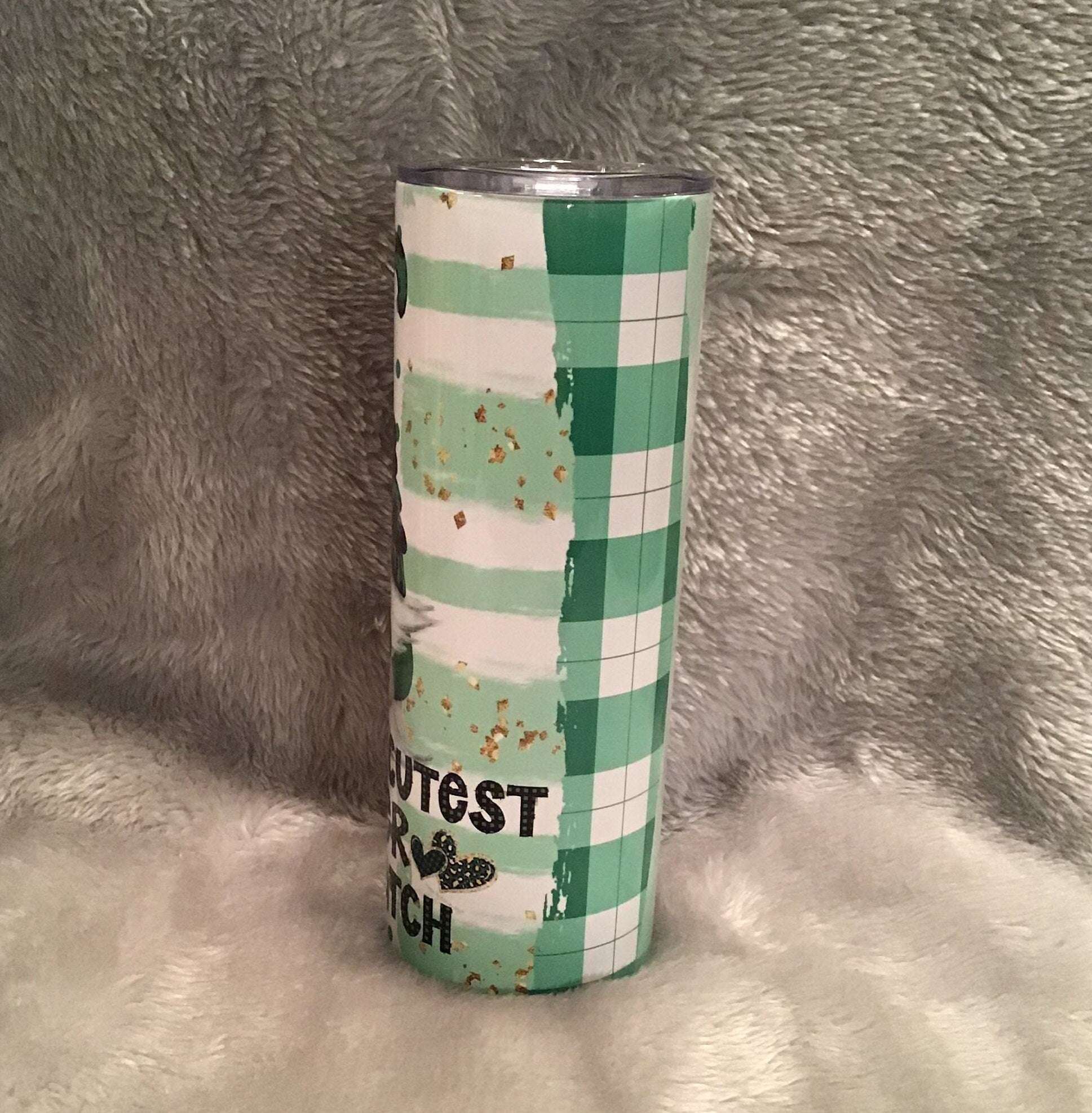 You Are The Cutest Clover In The Patch Irish Gnome Tumbler 20oz With Reusable Straw