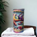 Kids Colorful Starfish Tumbler 15oz With Reusable Straw, Can Be Personalized