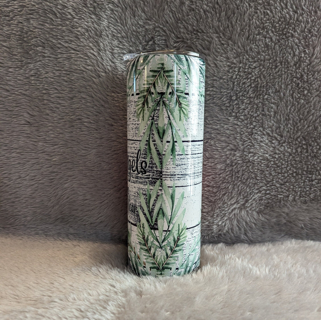 Cardinals Appear When Angels Are Near Tumbler 20oz With Reusable Straw