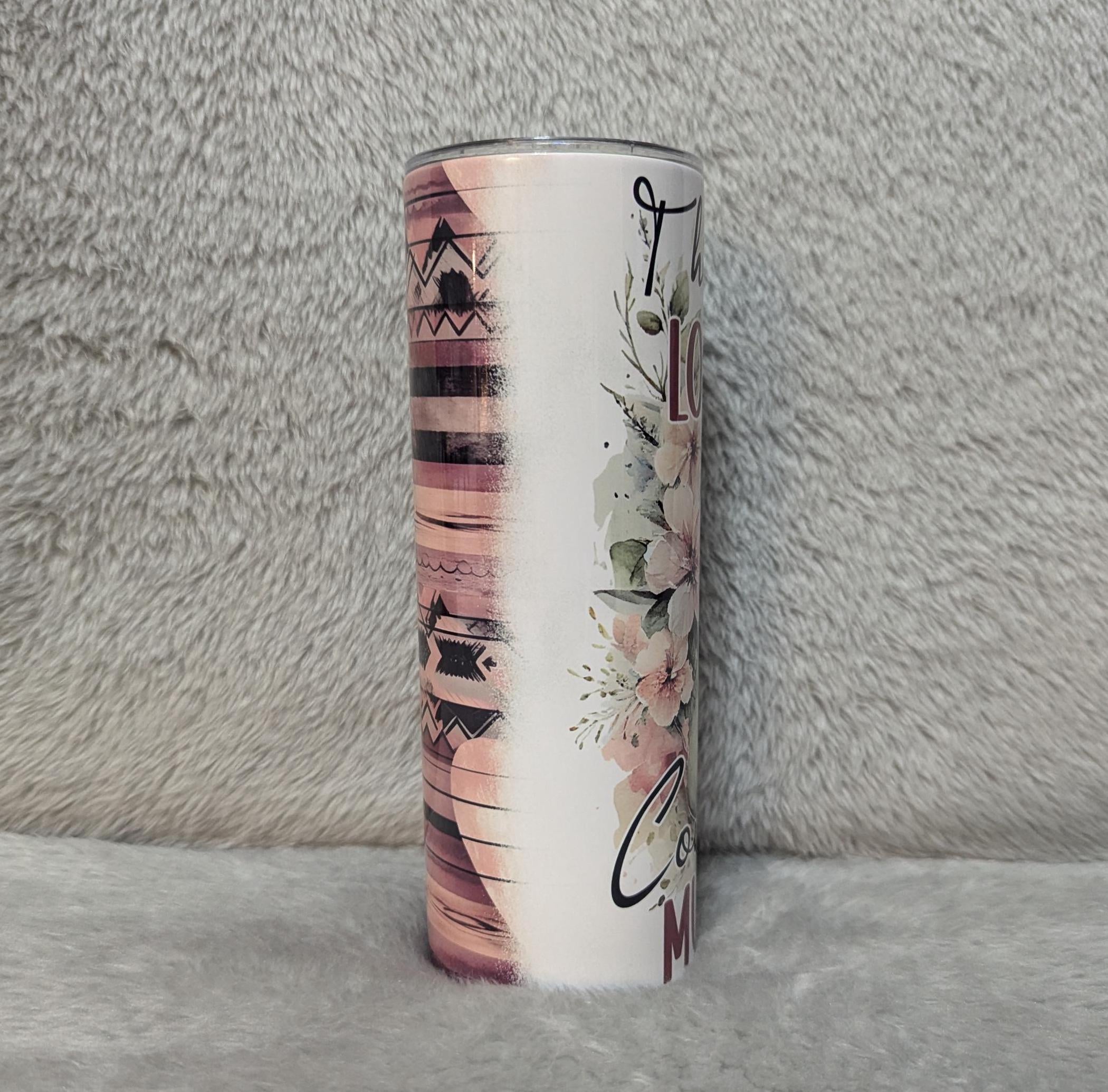 This Girl Loves Country Music Tumbler 20oz With Reusable Straw, Can Be Personalized