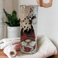 Christmas Rules Gnome Tumbler 20oz With Reusable Straw