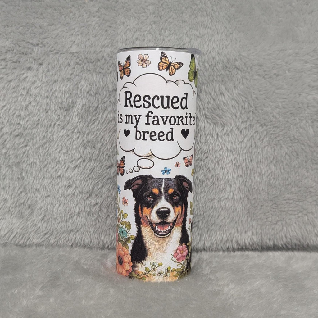 Animal Rescue Tumbler 20oz With Reusable Straw