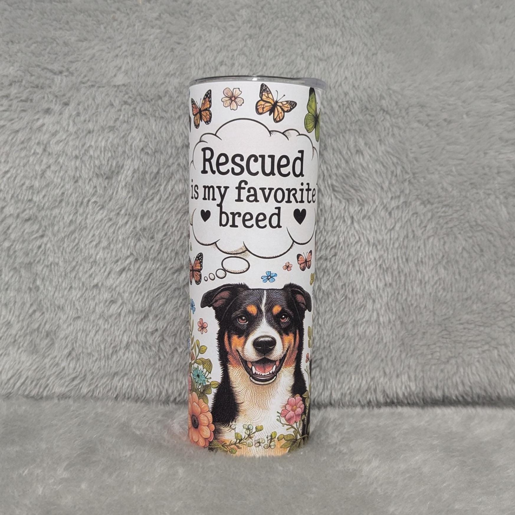 Animal Rescue Tumbler 20oz With Reusable Straw