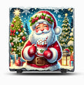 Slate Santa Picture With Display Legs
