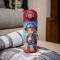 Kids Pirate Water Bottle 12oz With Reusable Straw Can Be Personalized