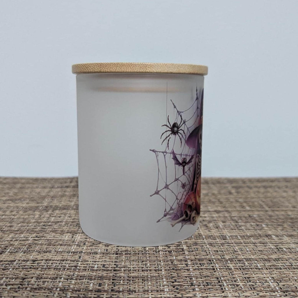 Witch Candle Holder With A Battery Operated Flickering Tea Light