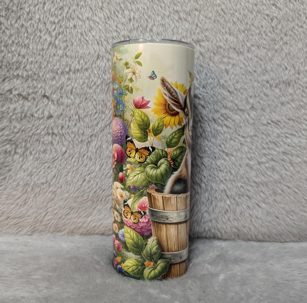 Goat Tumbler 20oz With Reusable Straw, Can Be Personalized