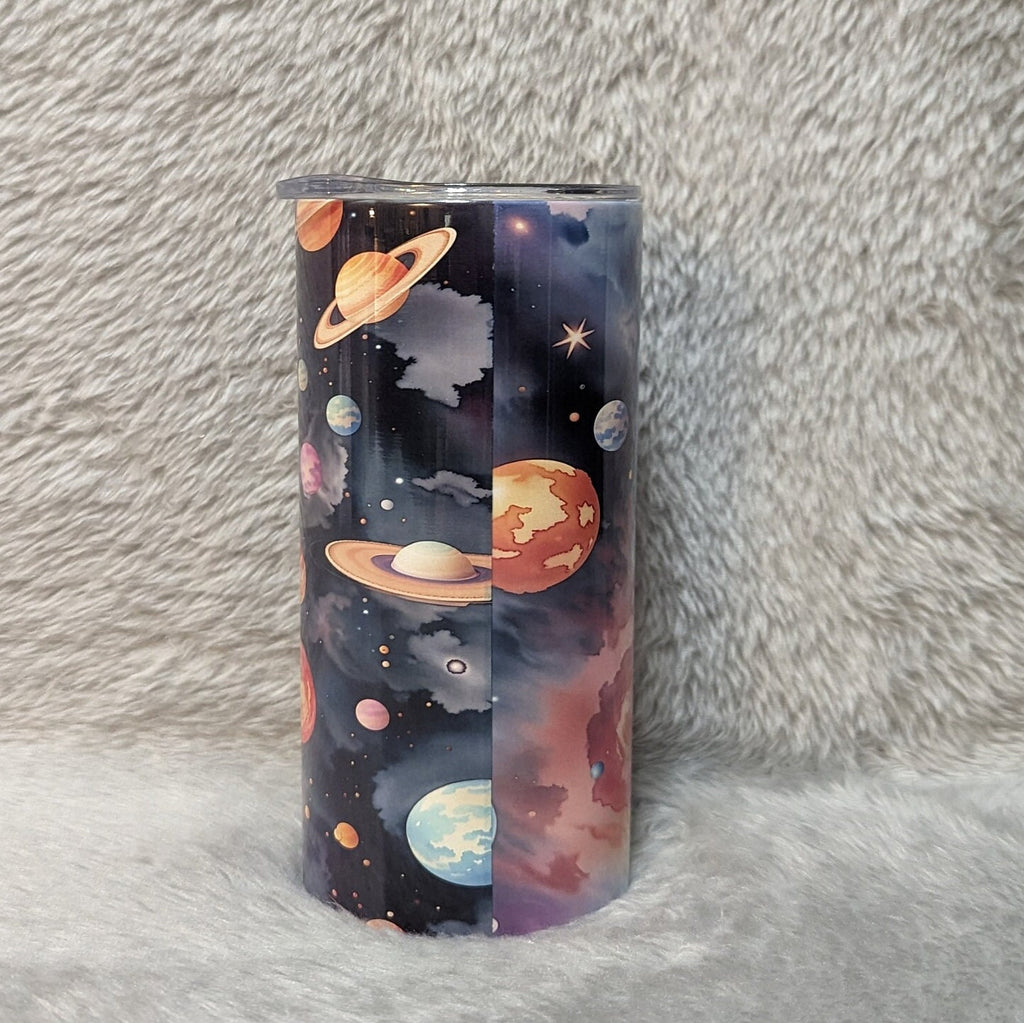 Kids Space Galaxy Tumbler 15oz With Reusable Straw, Can Be Personalized