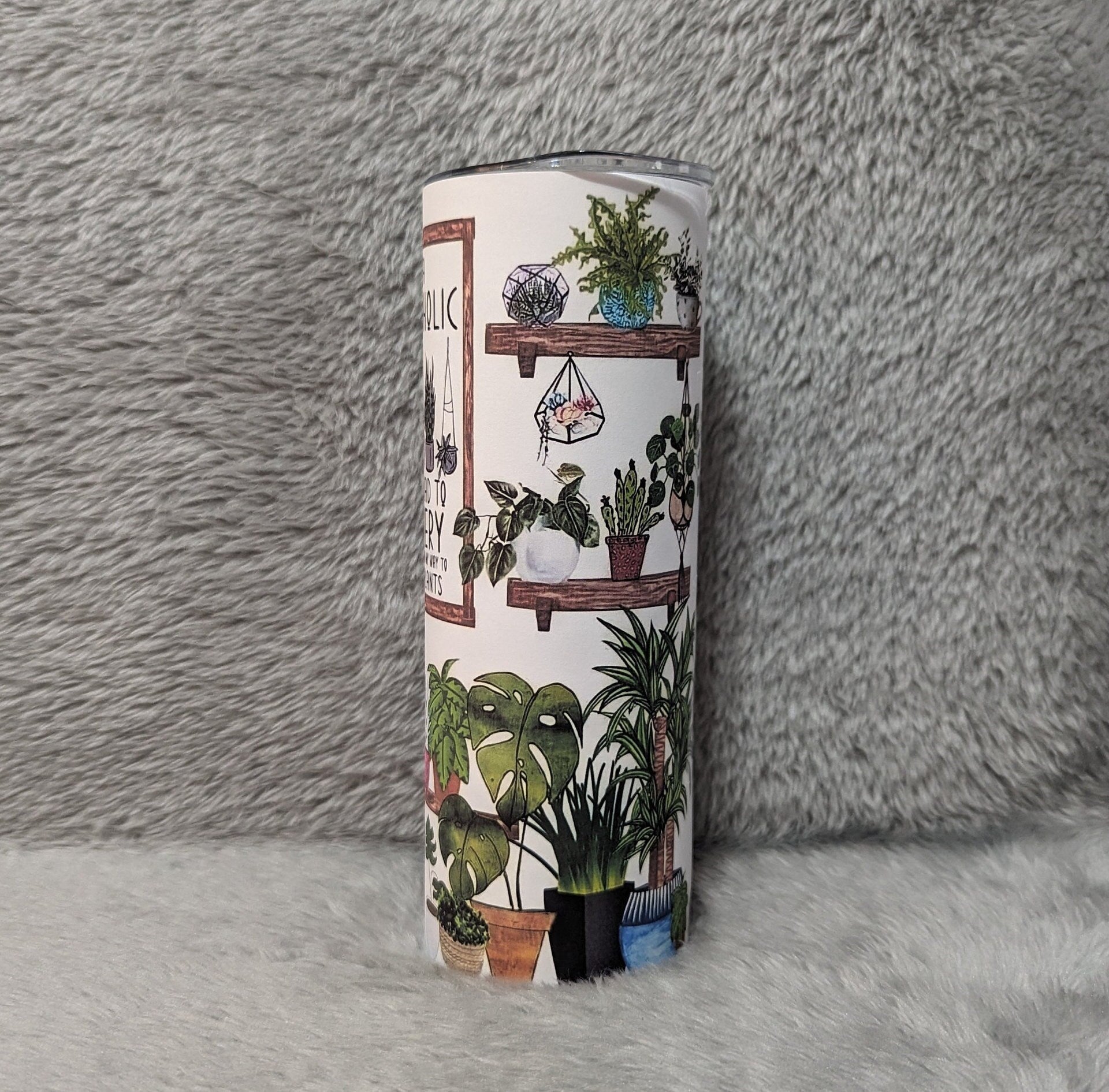 Plant Lover Tumbler 20oz With Reusable Straw