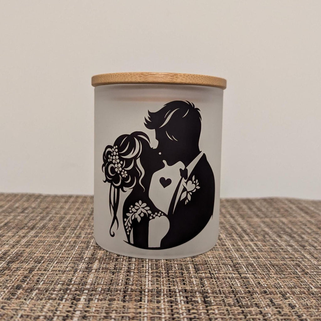 Wedding Candle Holder With A Battery Operated Flickering Tea Light