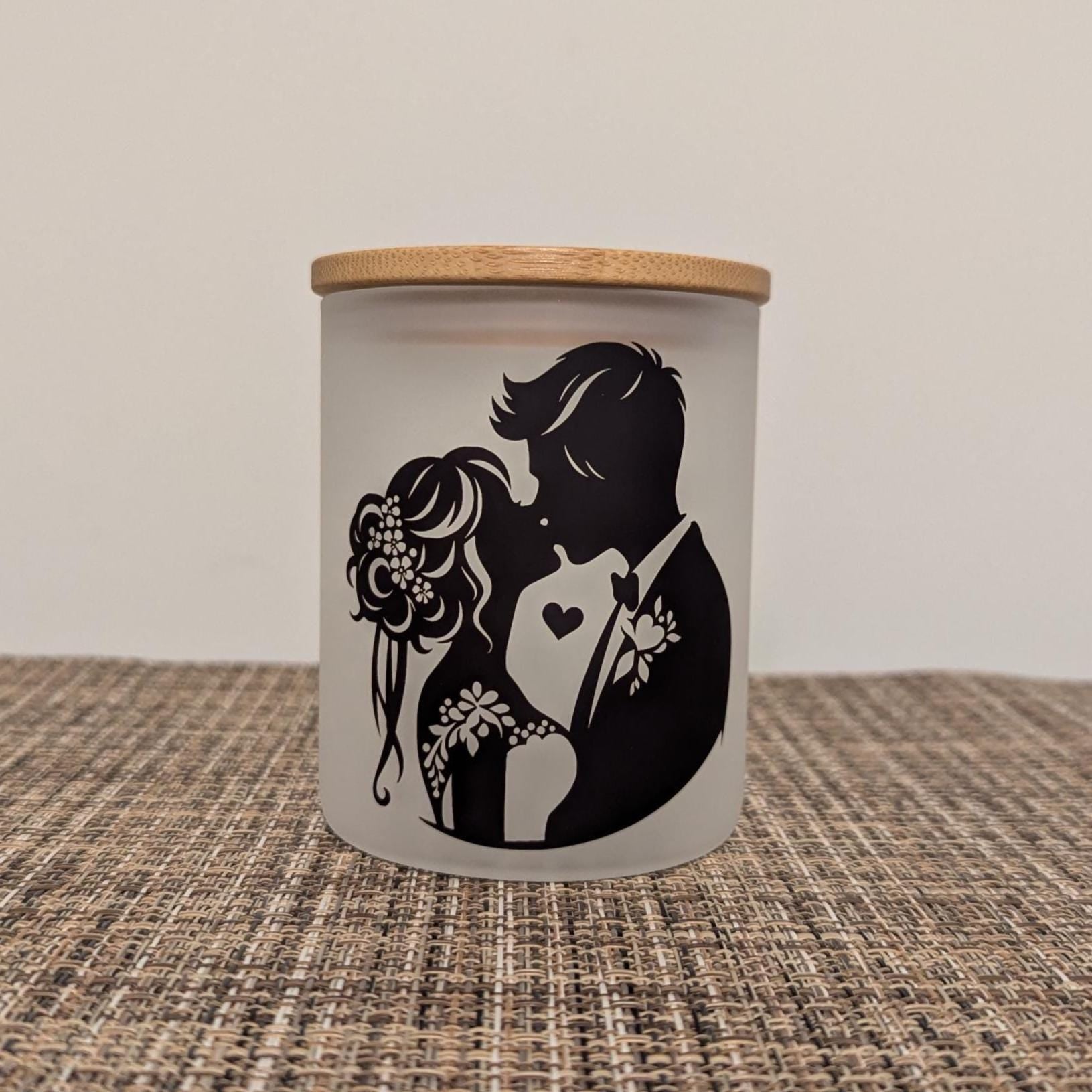 Wedding Candle Holder With A Battery Operated Flickering Tea Light