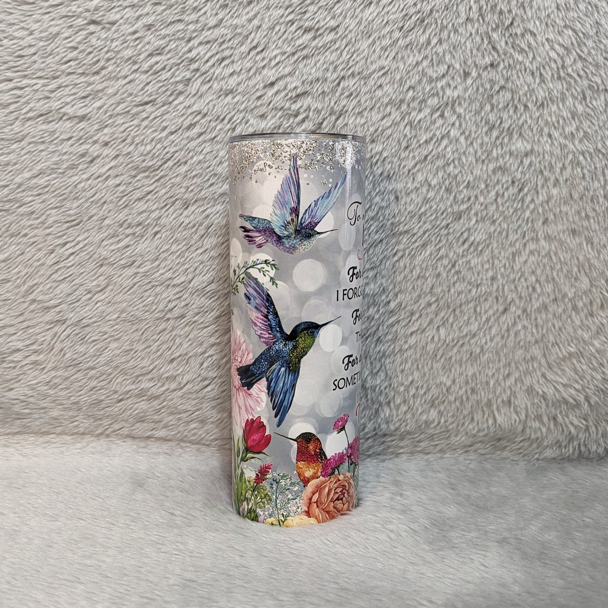 To My Wonderful Mom Tumbler 20oz With Reusable Straw