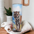 Tiger Tumbler 20oz With Reusable Straw, Can Be Personalized