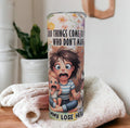 Crazy Mom Tumbler 20oz With Reusable Straw, Can Be Personalized