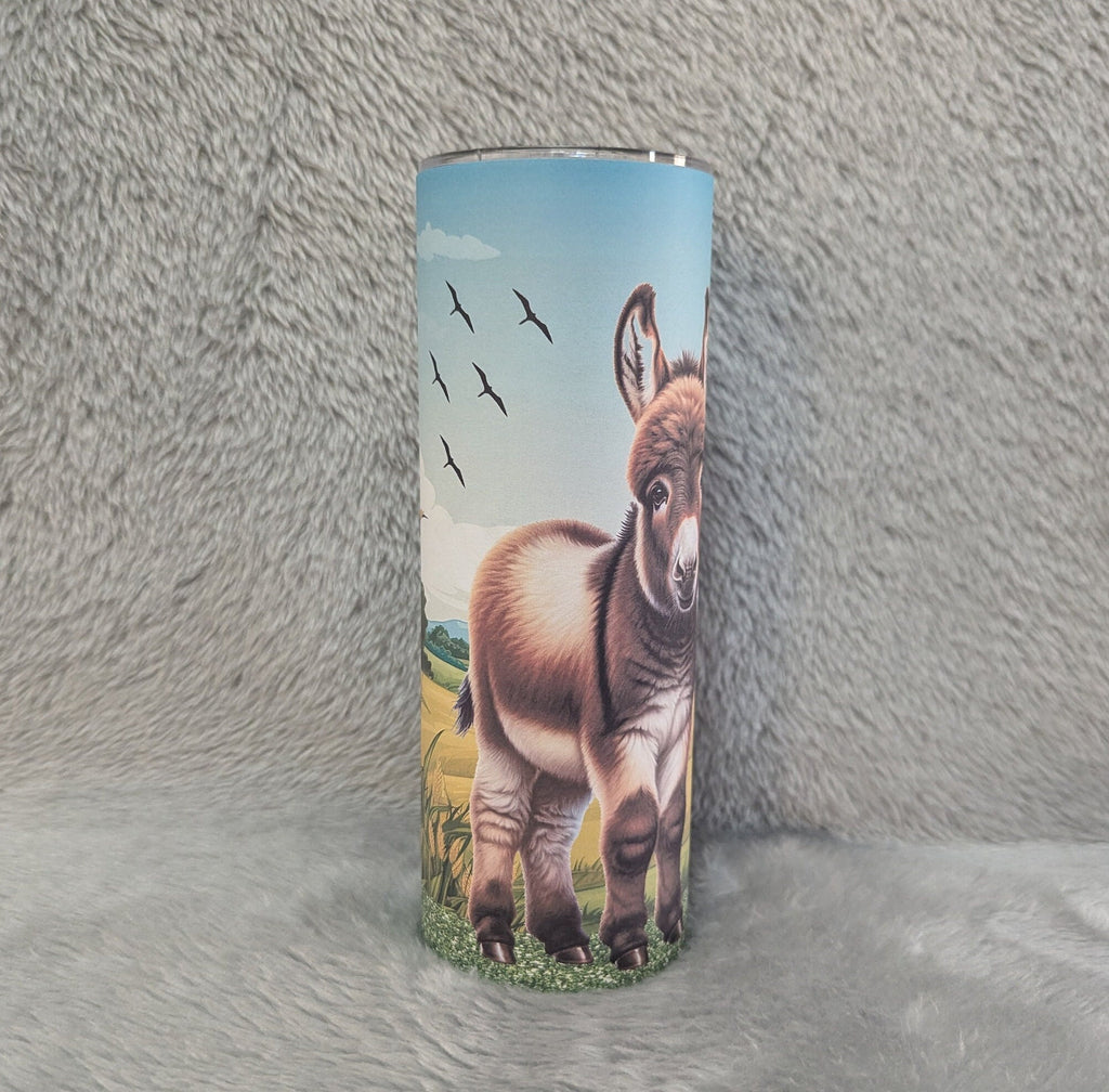 Donkey Tumbler 20oz With Reusable Straw, Can Be Personalized