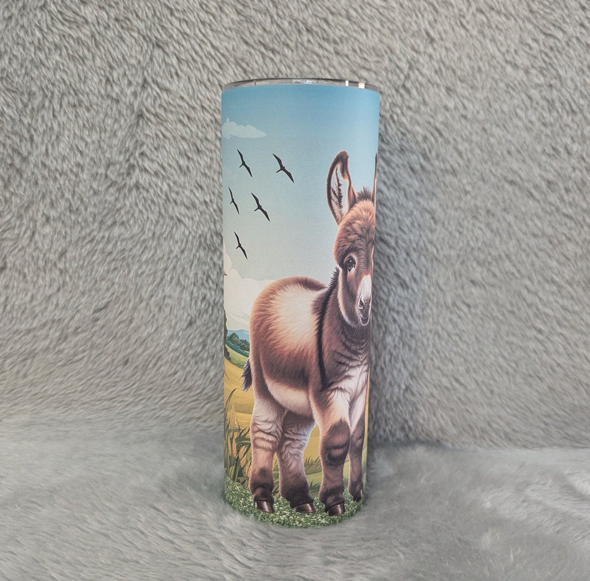 Donkey Tumbler 20oz With Reusable Straw, Can Be Personalized