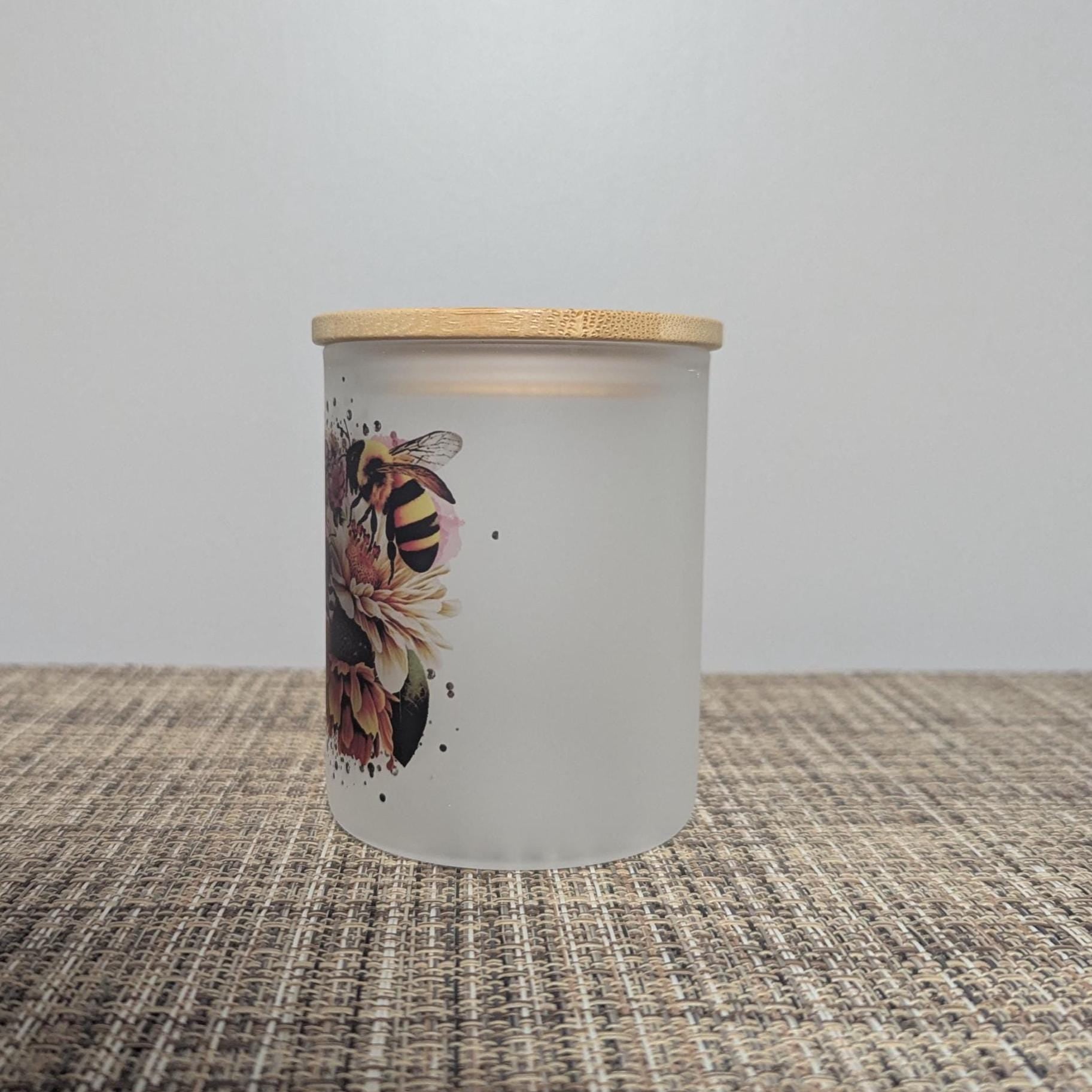 Bee Candle Holder With A Battery Operated Flickering Tea Light