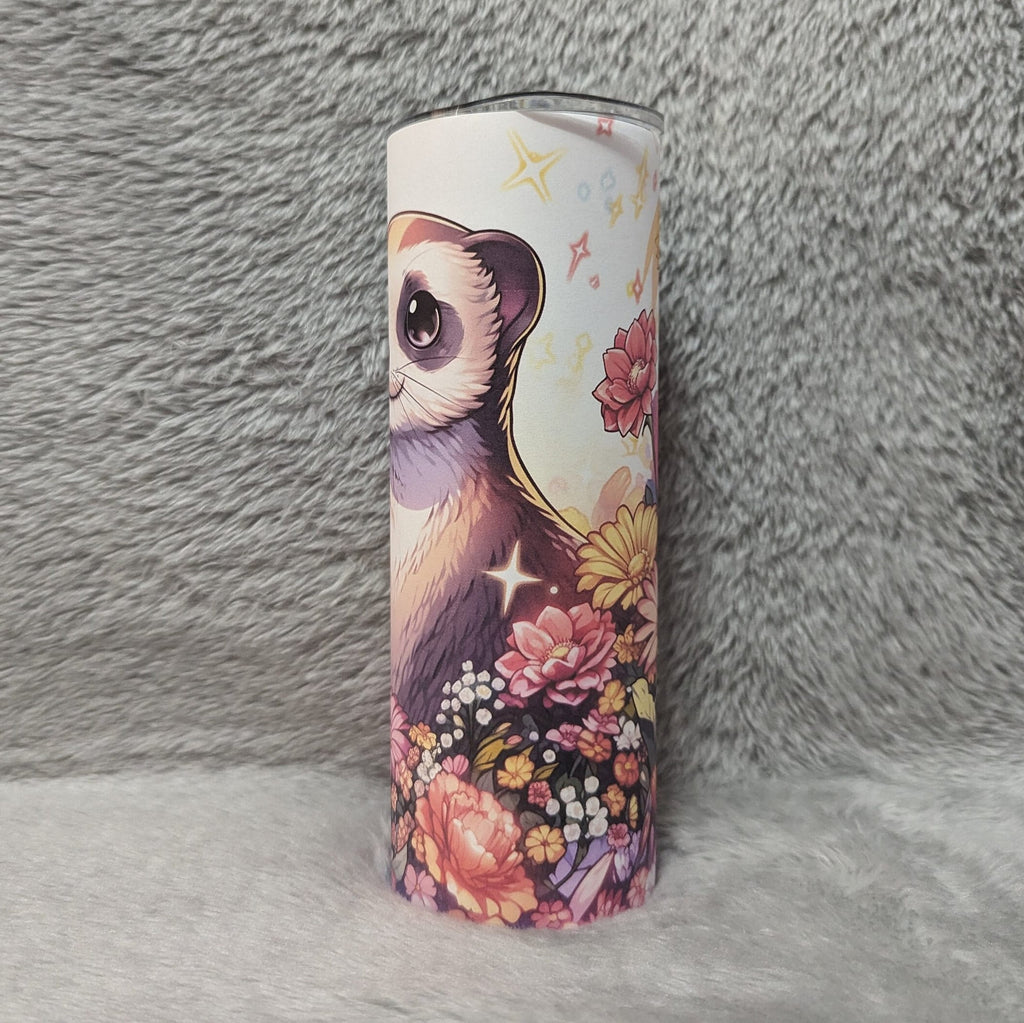 Meerkat Tumbler 20oz With Reusable Straw, Can Be Personalized