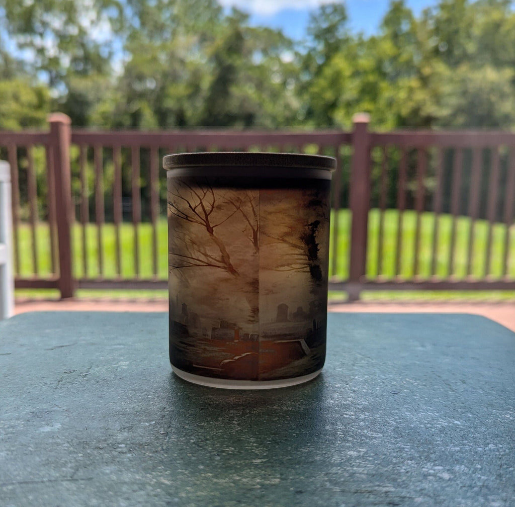 Dragon Candle Holder with Battery Operated Flickering Tea Light