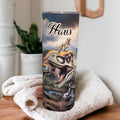 T Rex Dinosaur Tumbler 20oz With Reusable Straw, Can Be Personalized