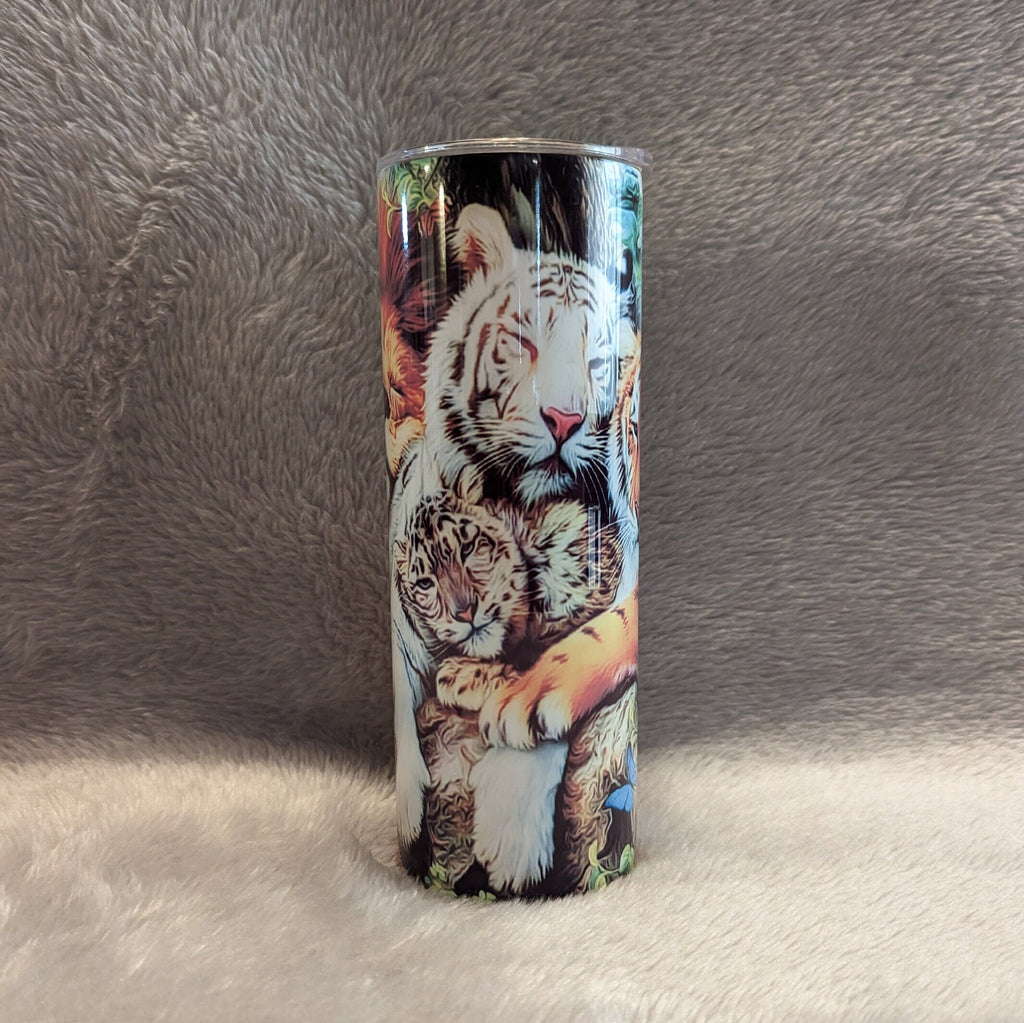 Wild Cat Tumbler 20oz With Reusable Straw, Can Be Personalized