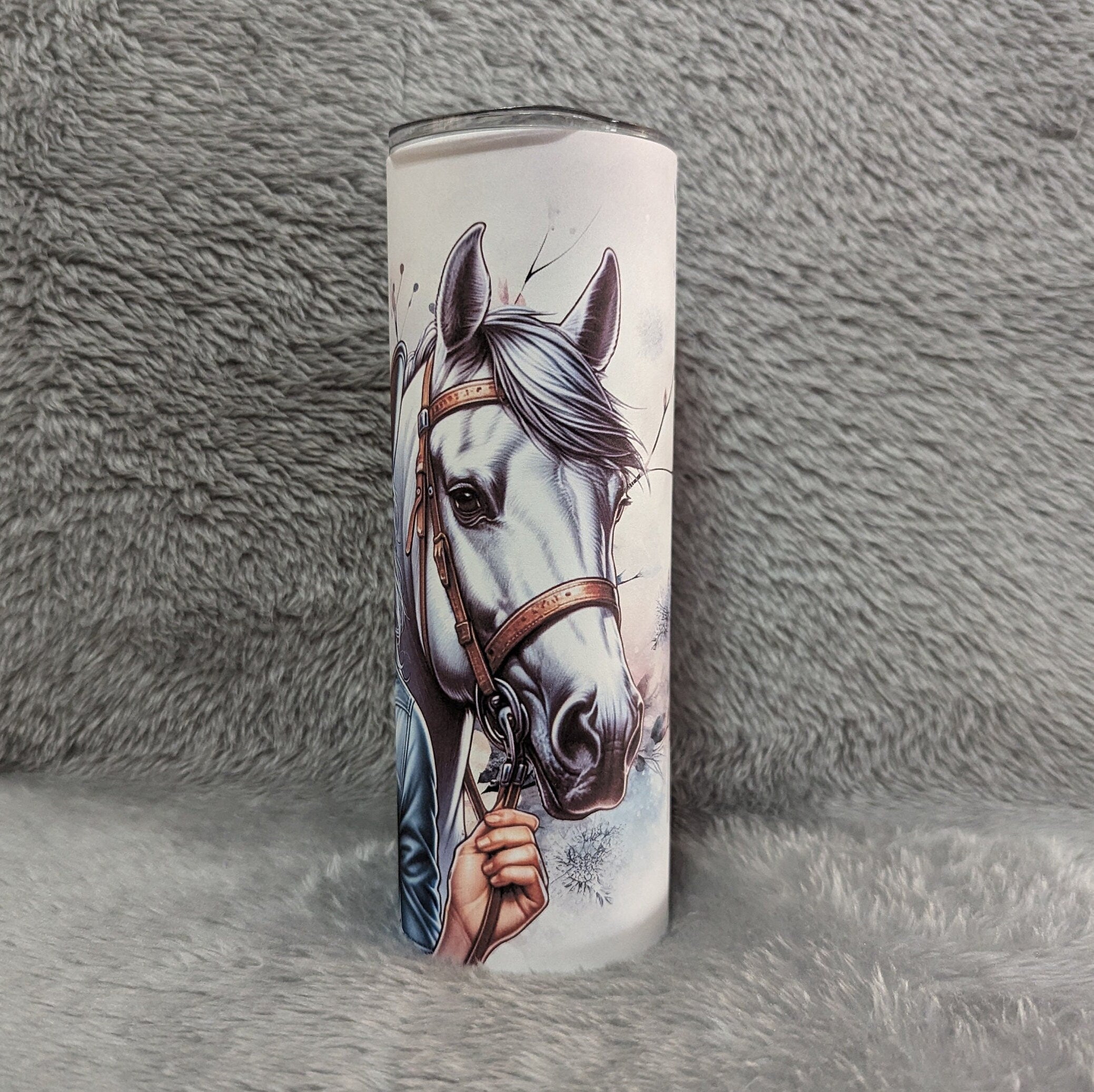 Cowgirl Tumbler 20oz With Reusable Straw, Can Be Personalized