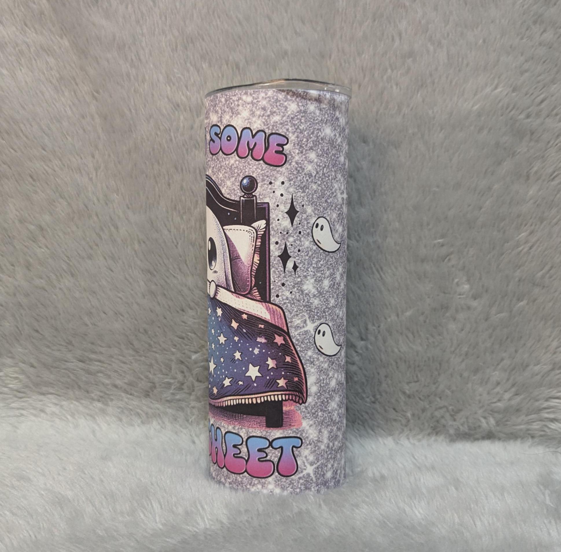 This Is Some Boo Sheet Ghost Tumbler 20oz With Reusable Straw
