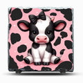 Slate Cow Picture With Display Legs