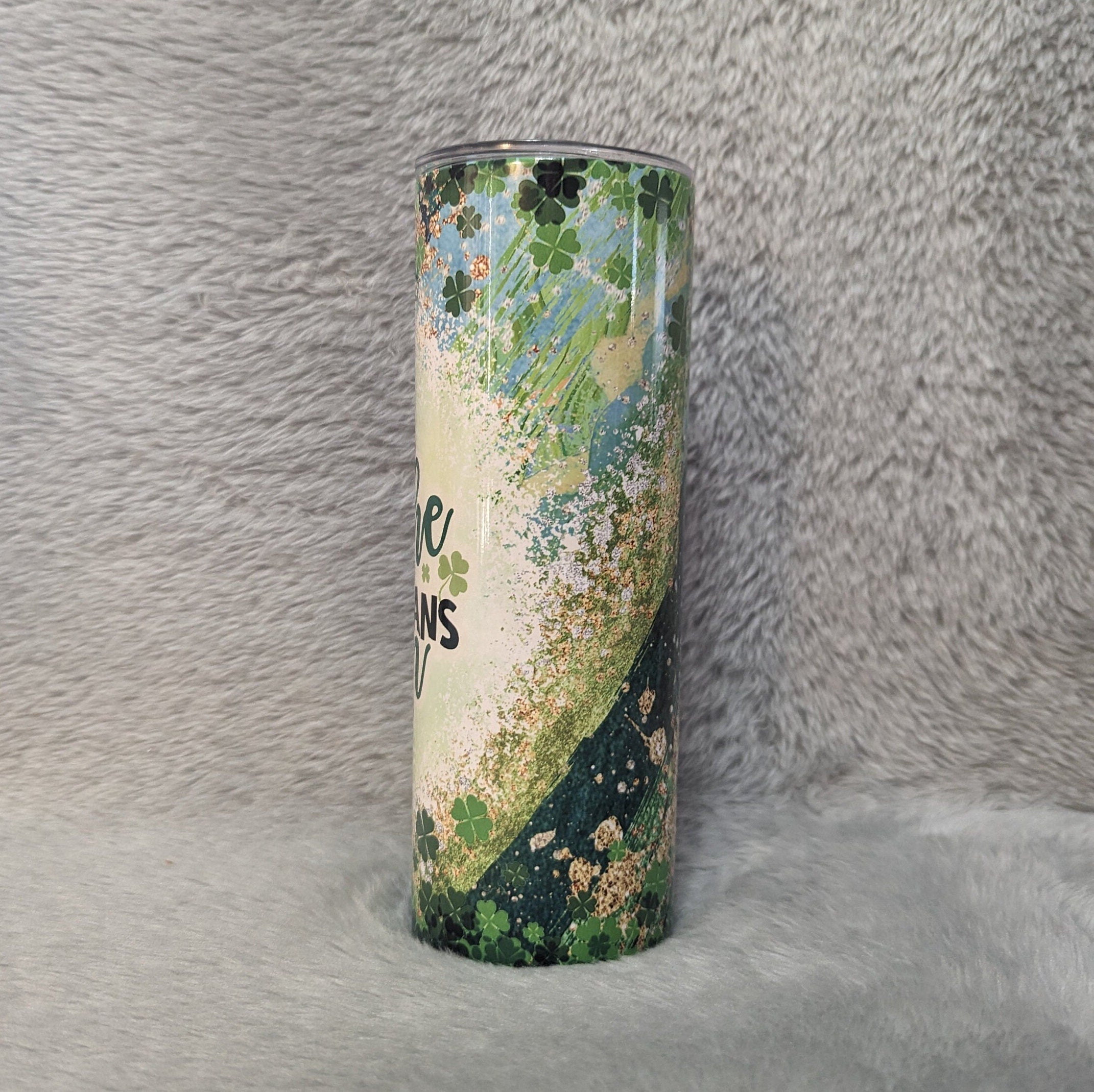 Let The Shenanigans Begin St Patrick Day Tumbler 20oz With Reusable Straw
