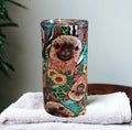 Llama Tumbler 15oz With Reusable Straw, Can Be Personalized