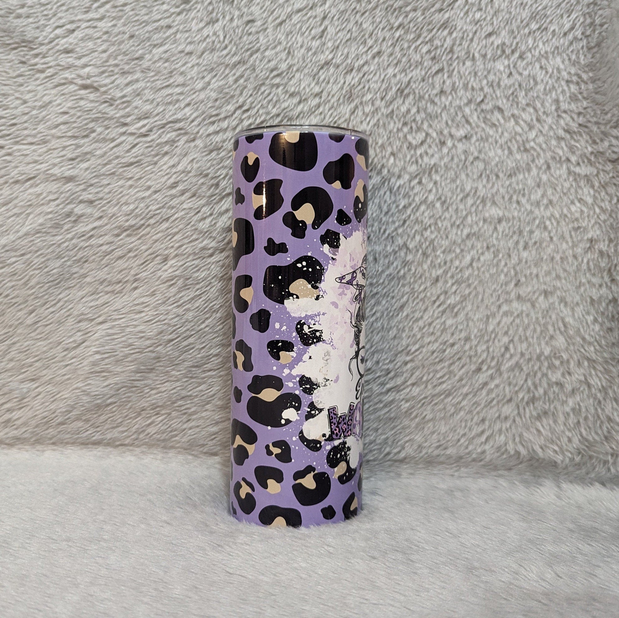 Epilepsy Warrior Tumbler 20oz With Reusable Straw, Can Be Personalized