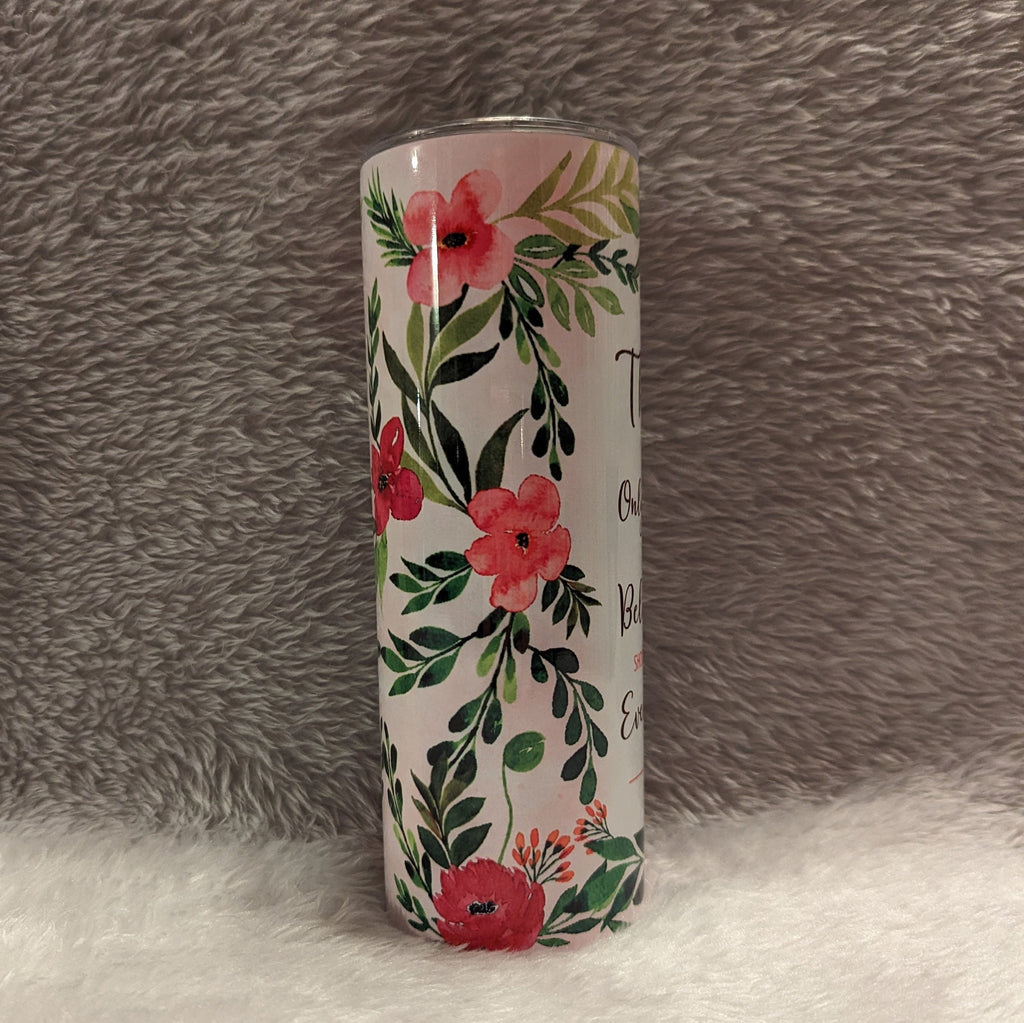 Bible Verse John 3:16 Christian Tumbler 20oz With Reusable Straw