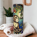 Monkey Tumbler 20oz With Reusable Straw, Can Be Personalized