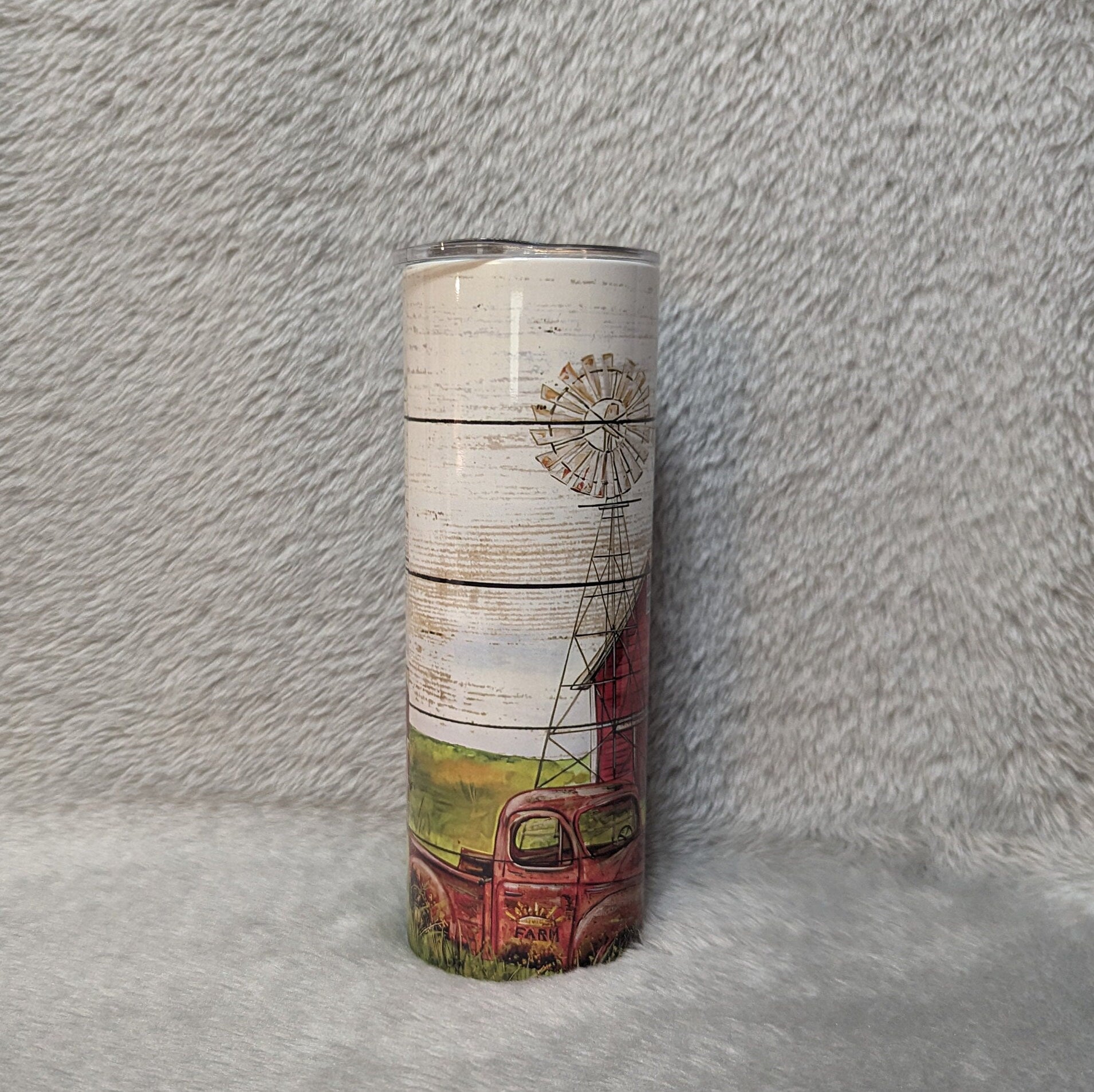 Life Is Better On The Farm Tumbler 20oz With Reusable Straw