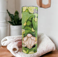 Margarita Gnome Tumbler 20oz With Reusable Straw, Can Be Personalized