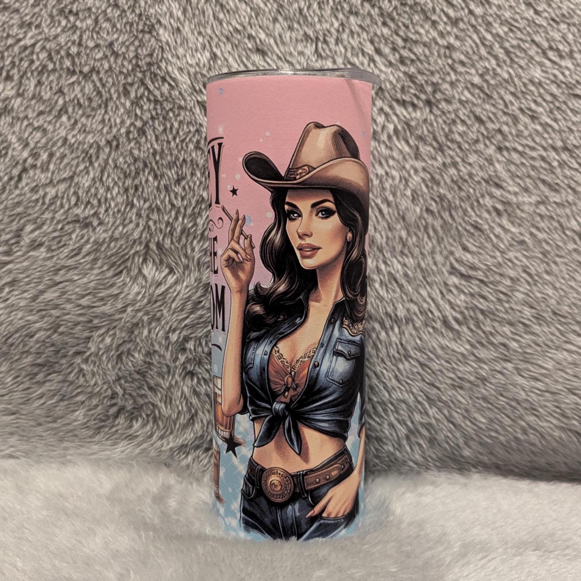Whiskey Girl Tumbler 20oz With Reusable Straw, Can Be Personalized