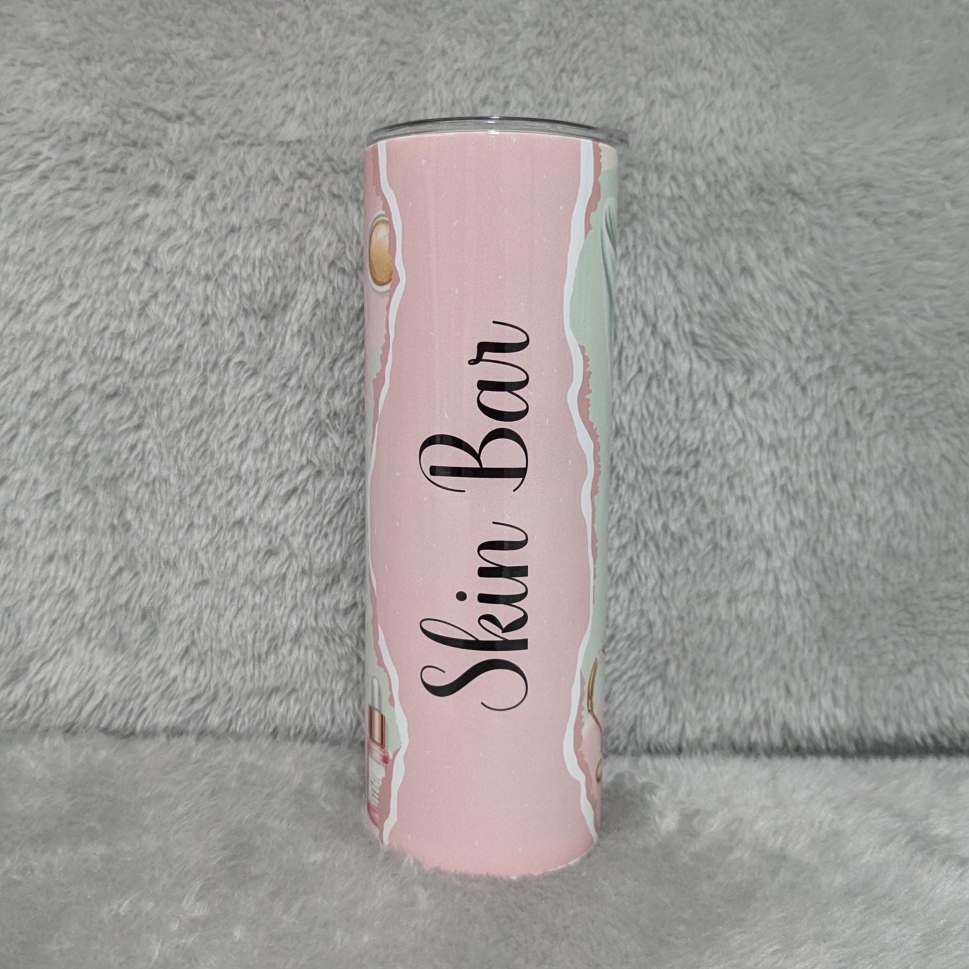 Personalized Esthetician Tumbler 20oz With Reusable Straw