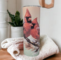 Cardinal Tumbler 20oz With Reusable Straw, Can Be Personalized