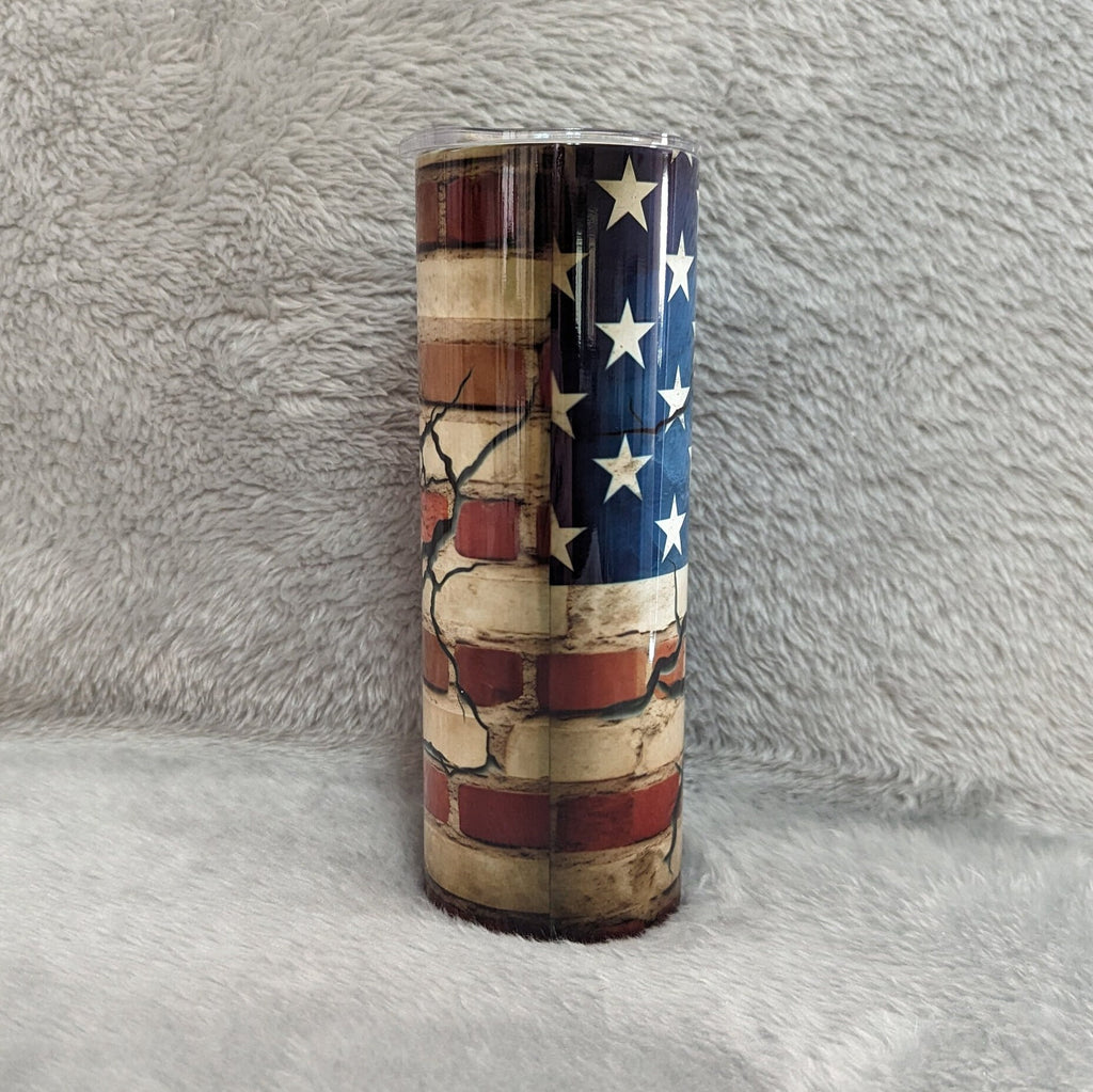 Baseball Tumbler 20oz With Reusable Straw, Can Be Personalized