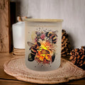 Bee Candle Holder With A Battery Operated Flickering Tea Light